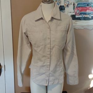 Patagonia L/S Hemp/Poly Button Down Shirt Sz 6